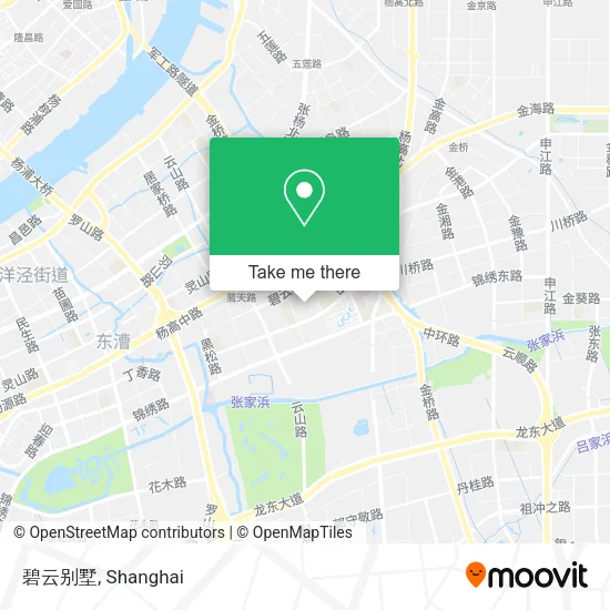 碧云别墅 map