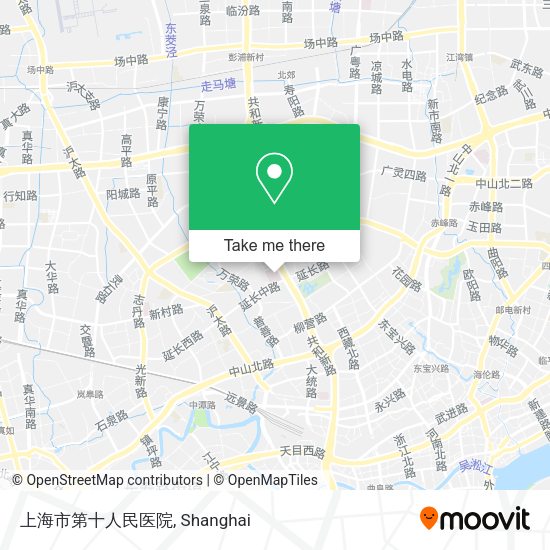 上海市第十人民医院 map