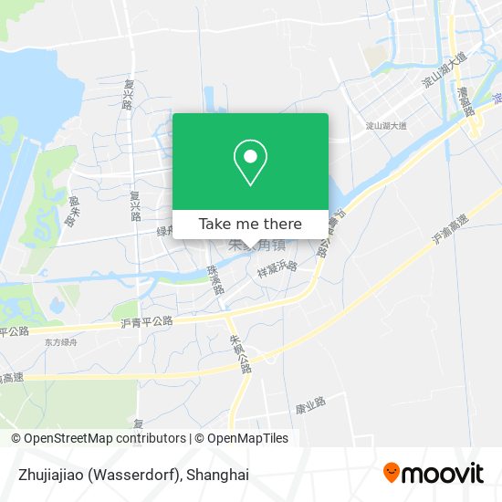 Zhujiajiao (Wasserdorf) map