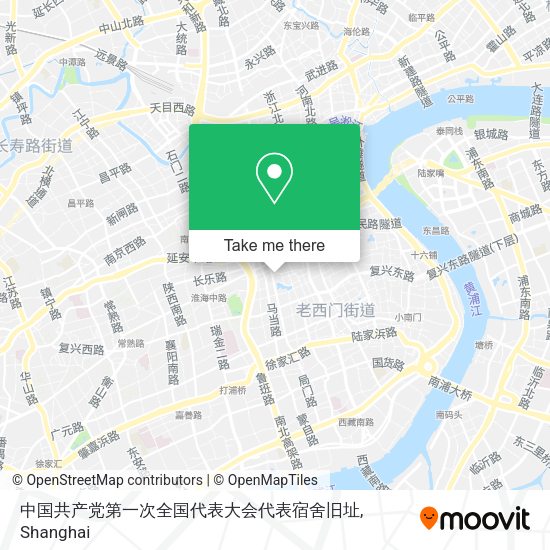 中国共产党第一次全国代表大会代表宿舍旧址 map