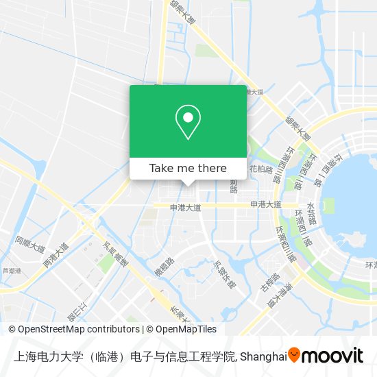 上海电力大学（临港）电子与信息工程学院 map