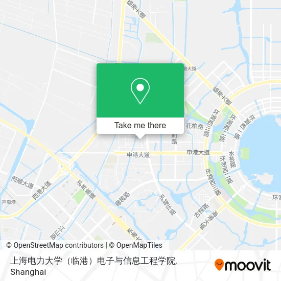 上海电力大学（临港）电子与信息工程学院 map