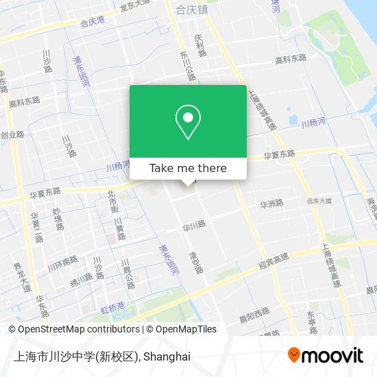 上海市川沙中学(新校区) map
