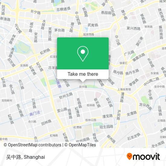 吴中路 map