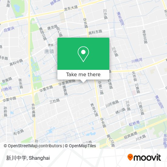 新川中学 map