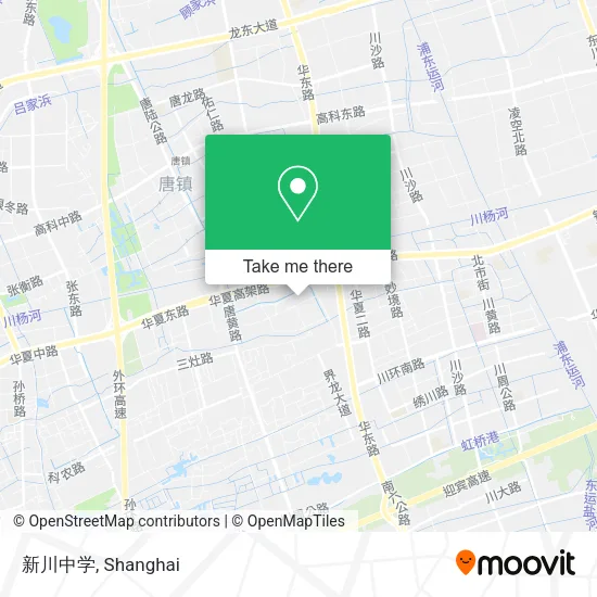 新川中学 map