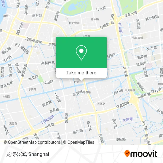 龙博公寓 map
