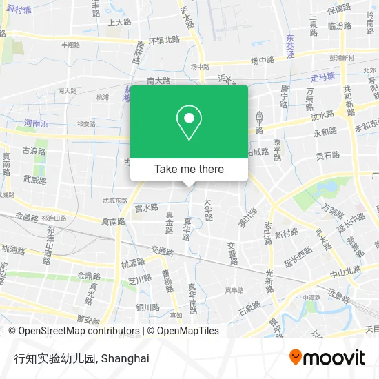 行知实验幼儿园 map