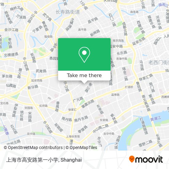 上海市高安路第一小学 map