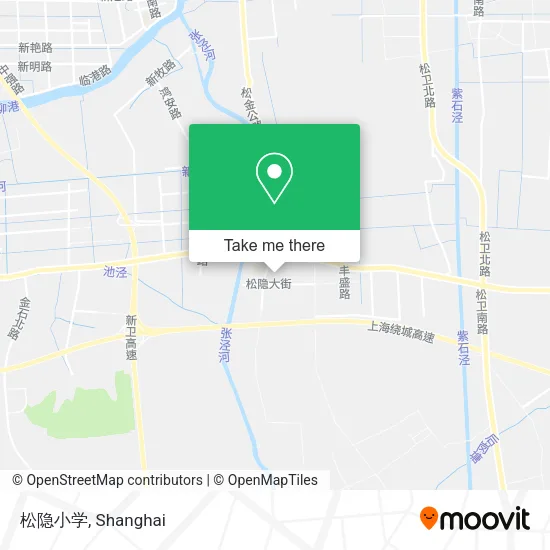 松隐小学 map