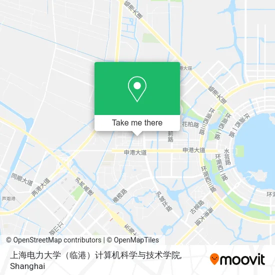 上海电力大学（临港）计算机科学与技术学院 map