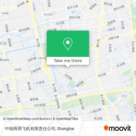 中国商用飞机有限责任公司 map