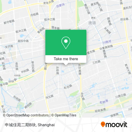 申城佳苑二期B块 map
