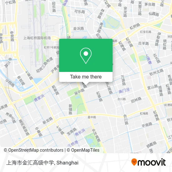 上海市金汇高级中学 map
