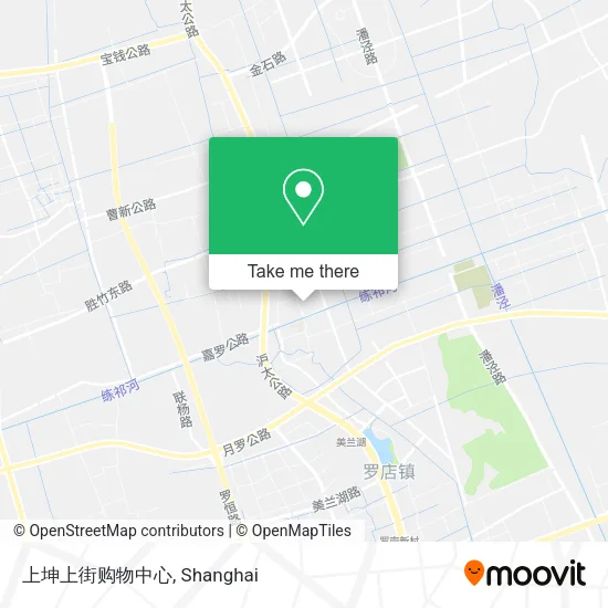 上坤上街购物中心 map