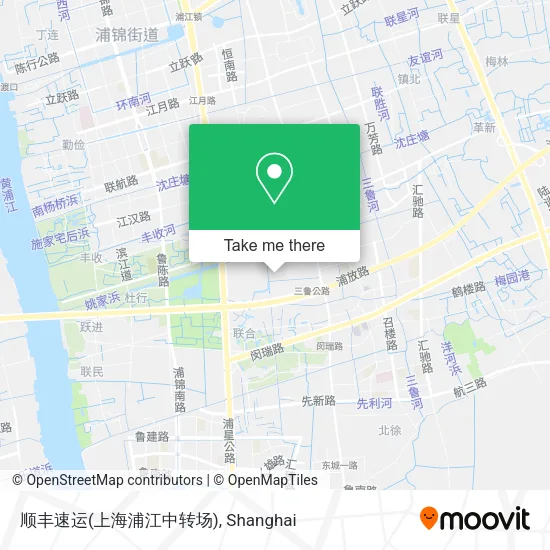 顺丰速运(上海浦江中转场) map