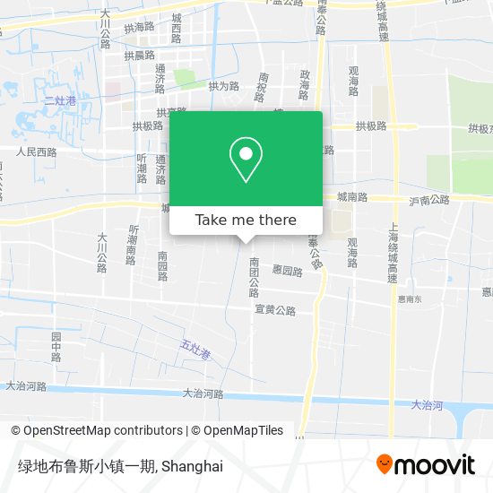 绿地布鲁斯小镇一期 map