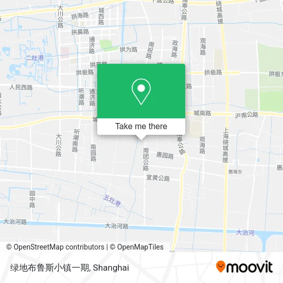 绿地布鲁斯小镇一期 map