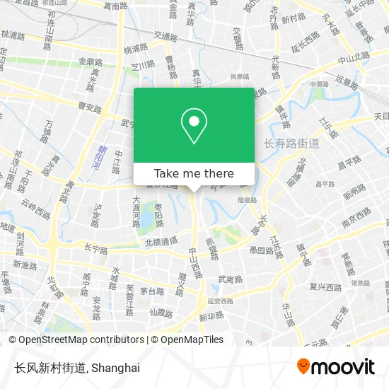 长风新村街道 map