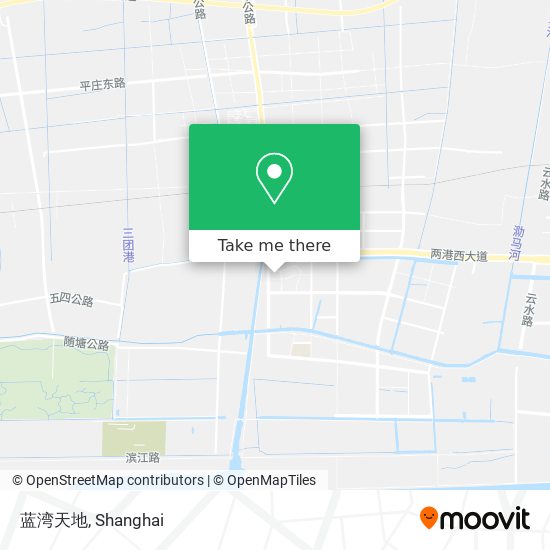 蓝湾天地 map
