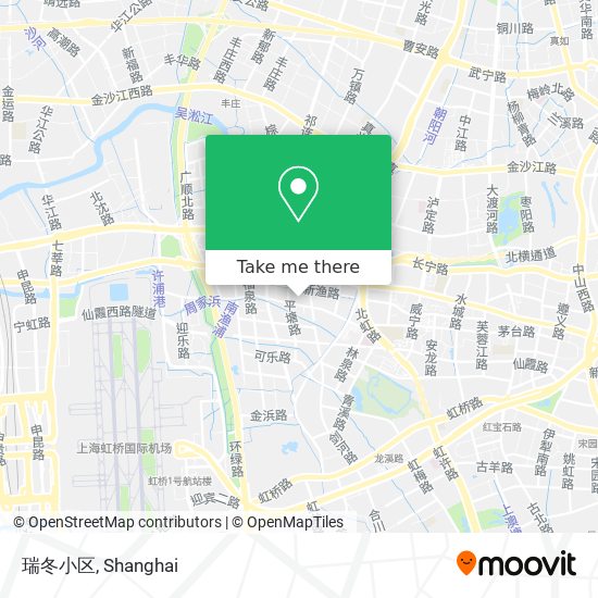 瑞冬小区 map