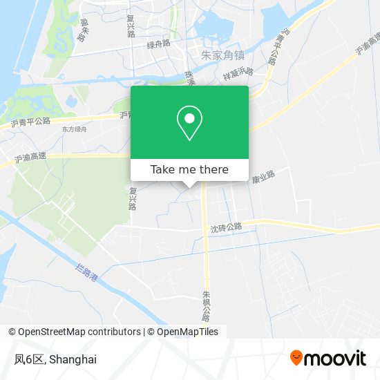 凤6区 map