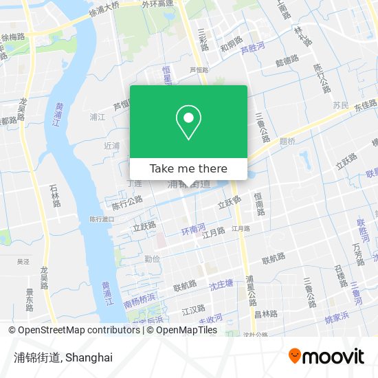 浦锦街道 map