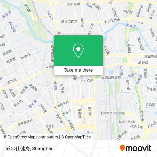 威尔仕健身 map