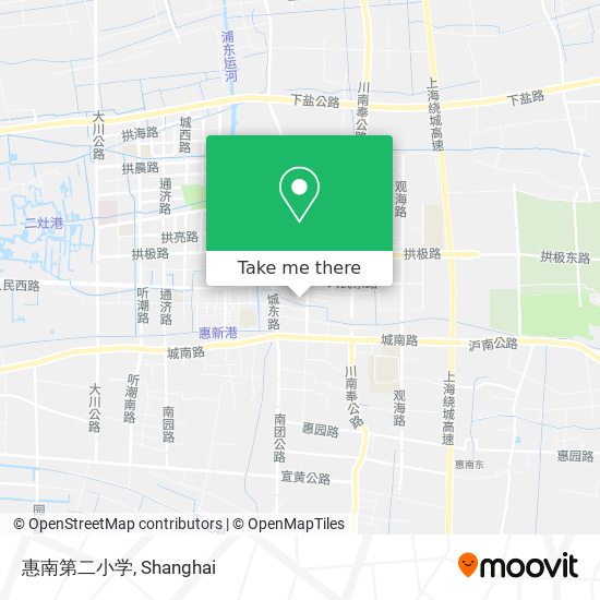 惠南第二小学 map