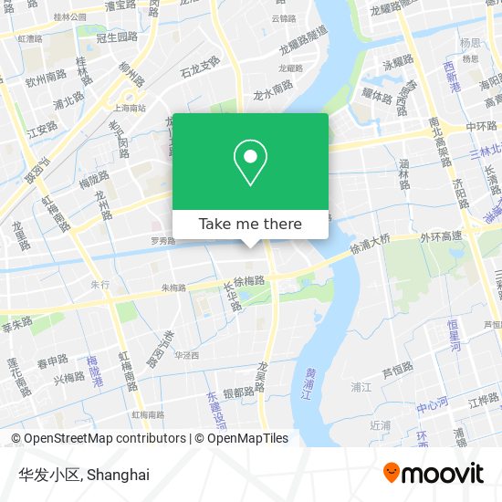 华发小区 map