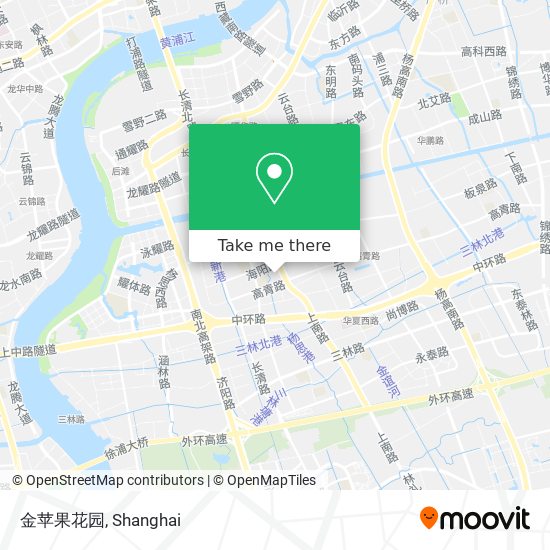 金苹果花园 map