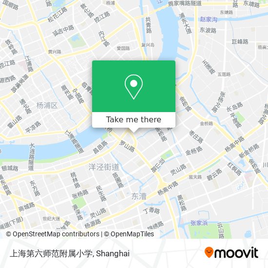 上海第六师范附属小学 map