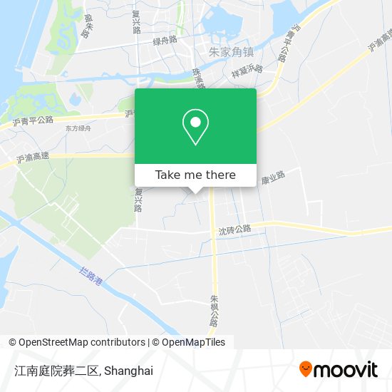 江南庭院葬二区 map