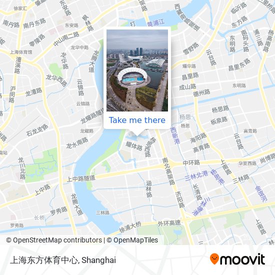上海东方体育中心 map