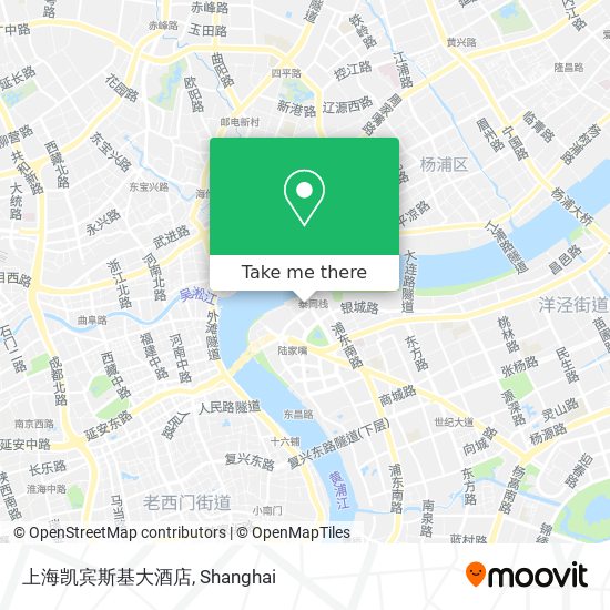 上海凯宾斯基大酒店 map