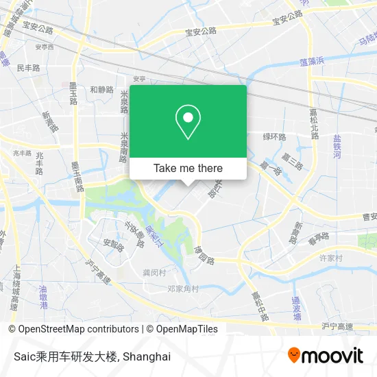 Saic乘用车研发大楼 map