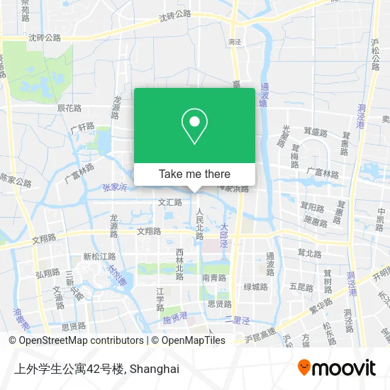 上外学生公寓42号楼 map