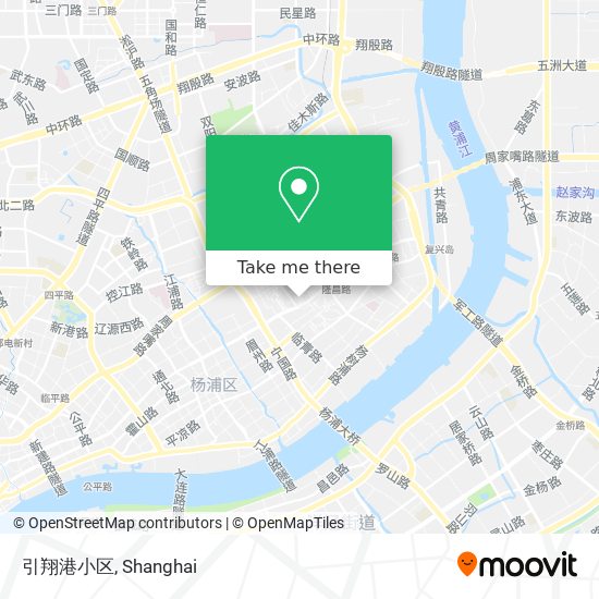 引翔港小区 map