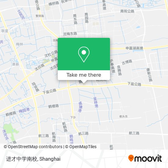 进才中学南校 map