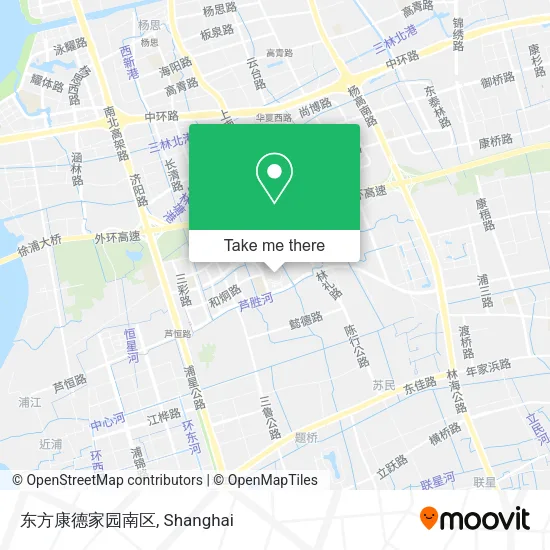 东方康德家园南区 map