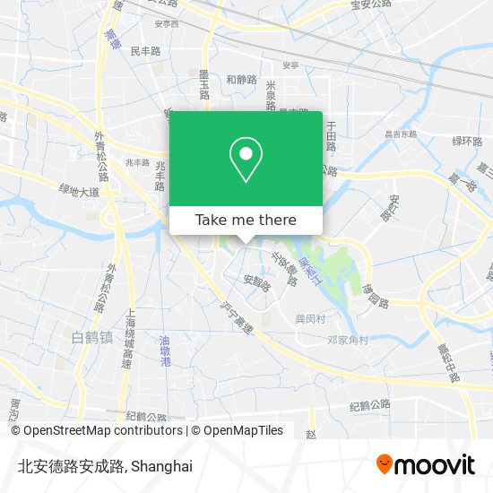 北安德路安成路 map