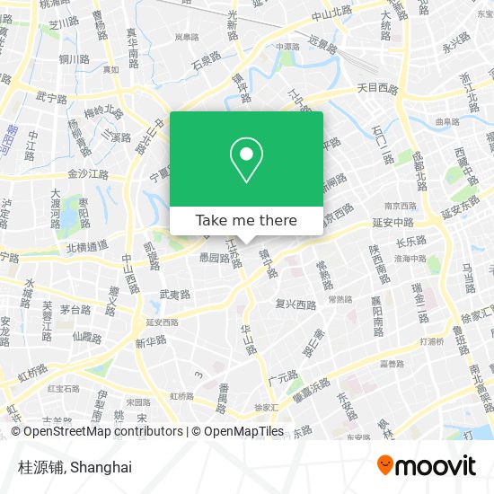 桂源铺 map