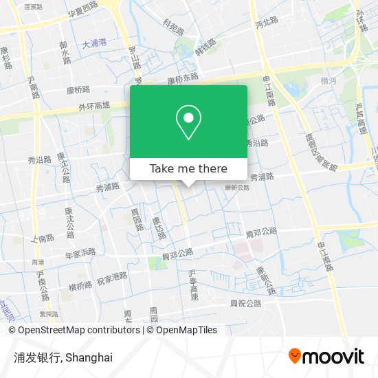 浦发银行 map