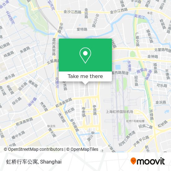 虹桥行车公寓 map