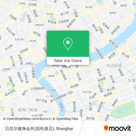 贝尼尔健身会所(昌邑路店) map