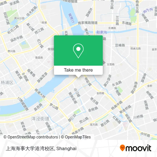 上海海事大学港湾校区 map