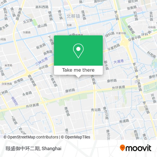 颐盛御中环二期 map