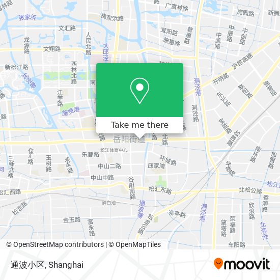 通波小区 map