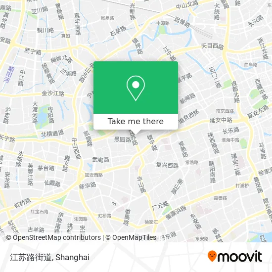 江苏路街道 map