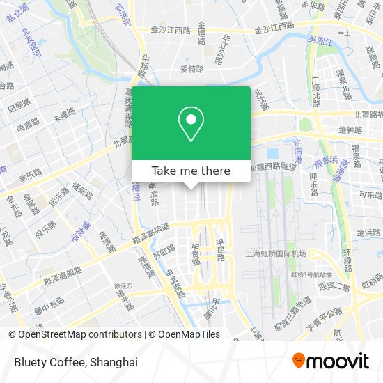 Bluety Coffee map